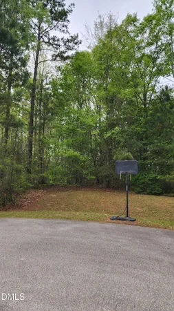 a view of a backyard of a house