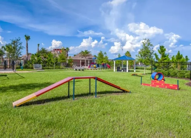 a view of a volley ball court