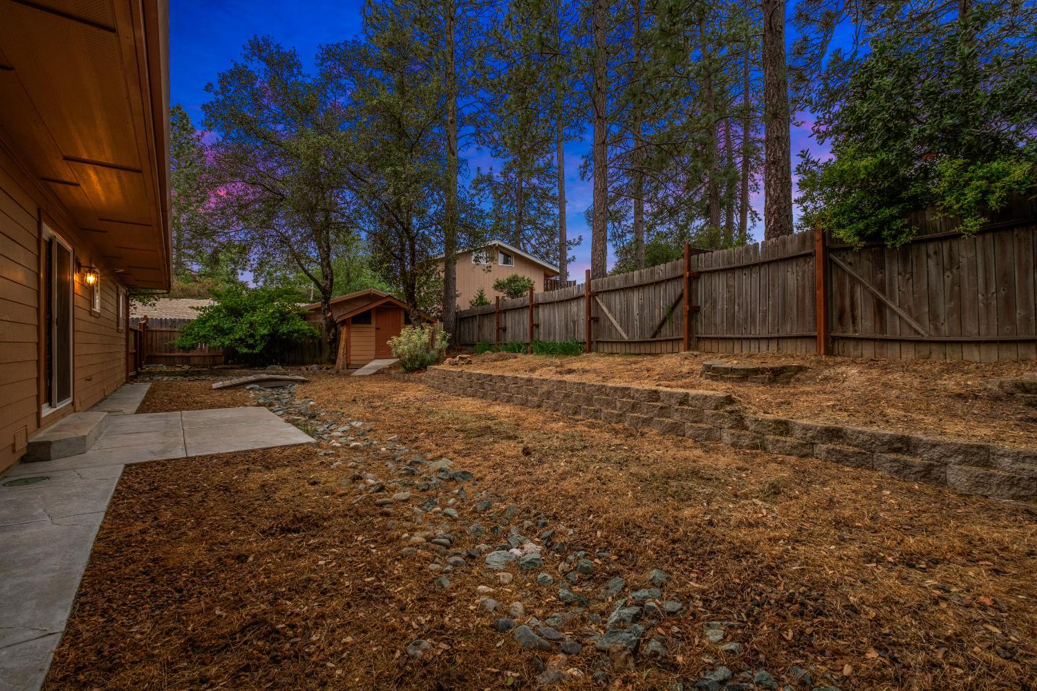 4612 South Point Road Diamond Springs, CA 95619 - Photo 62 of 68 Fenced Back Yard