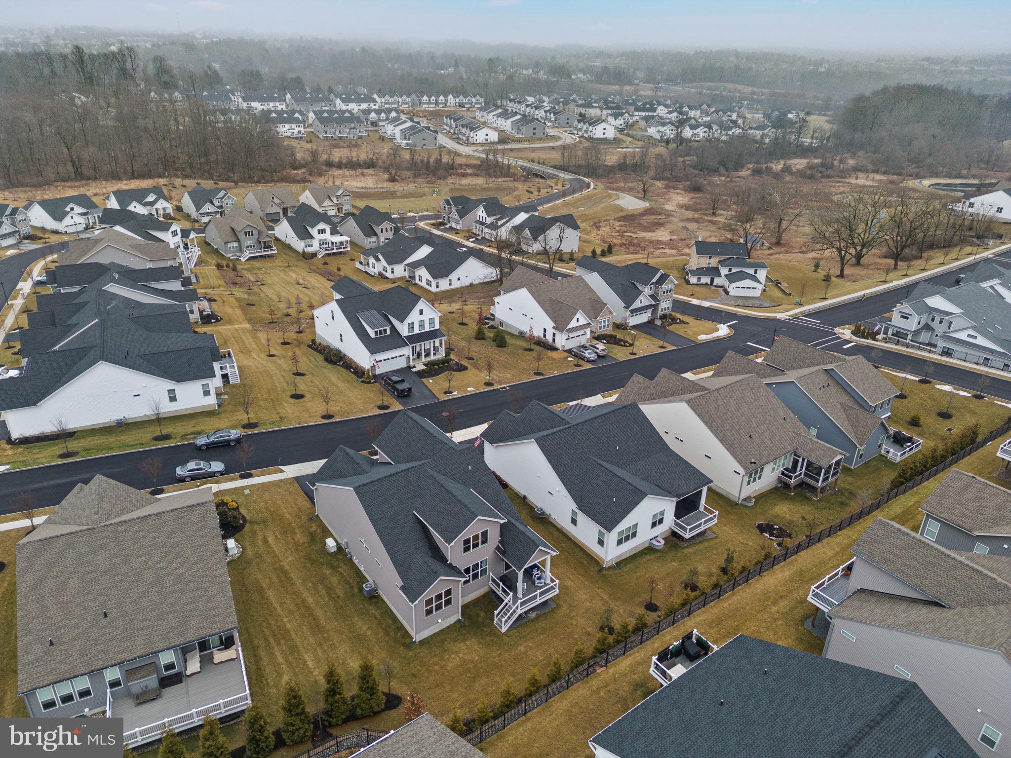 735 Appaloosa Road Downingtown, PA 19335 - Photo 35 of 35 an aerial view of residential houses with outdoor space