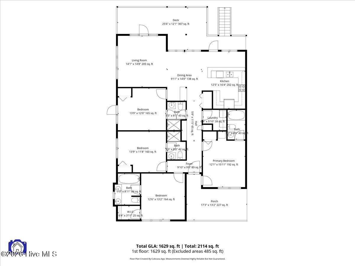5 Jan Street, Unit D Ocean Isle Beach, NC 28469 - Photo 40 of 40 Floor plan of 5 Jan #D.