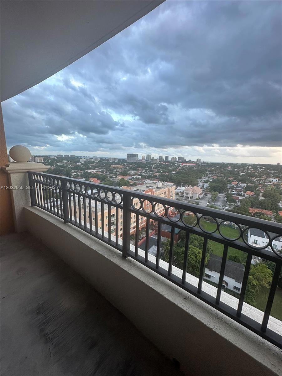 3232 Southwest 22nd Terrace, Unit 1607 Miami, FL 33145 - Photo 7 of 9 a view of city from balcony