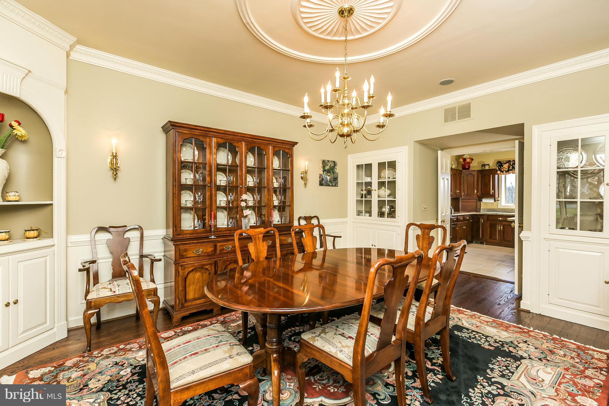 10713 Pot Spring Road Hunt Valley, MD 21030 - Photo 14 of 30 Beautiful Formal Dining room w/built in Cupboards.