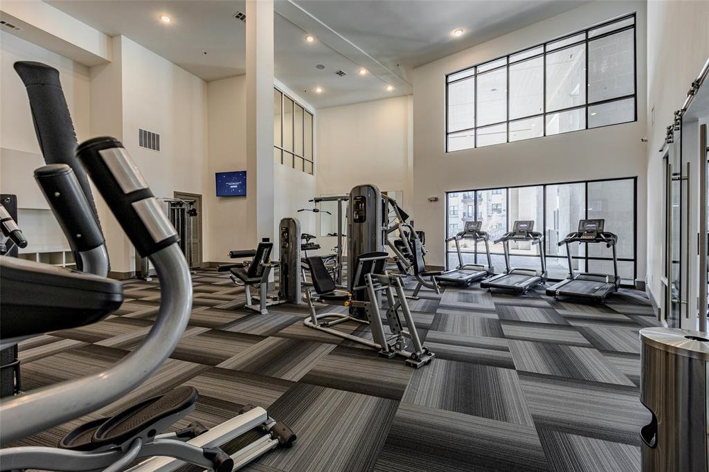 2700 Old Denton Road, Unit 4473 Carrollton, TX 75007 - Photo 19 of 27 a view of a room with gym equipment