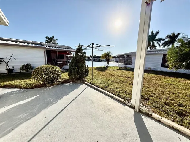 a house view with a outdoor space