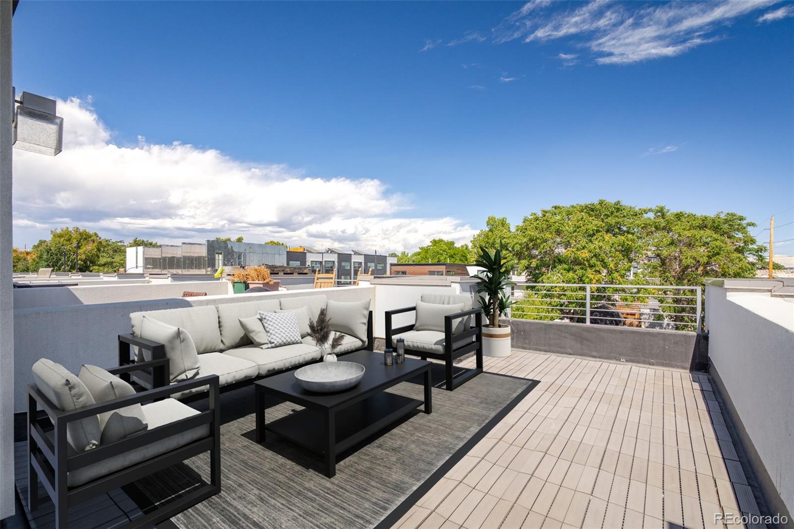 1022 West 37th Avenue Denver, CO 80211 - Photo 15 of 29 a terrace view with seating space