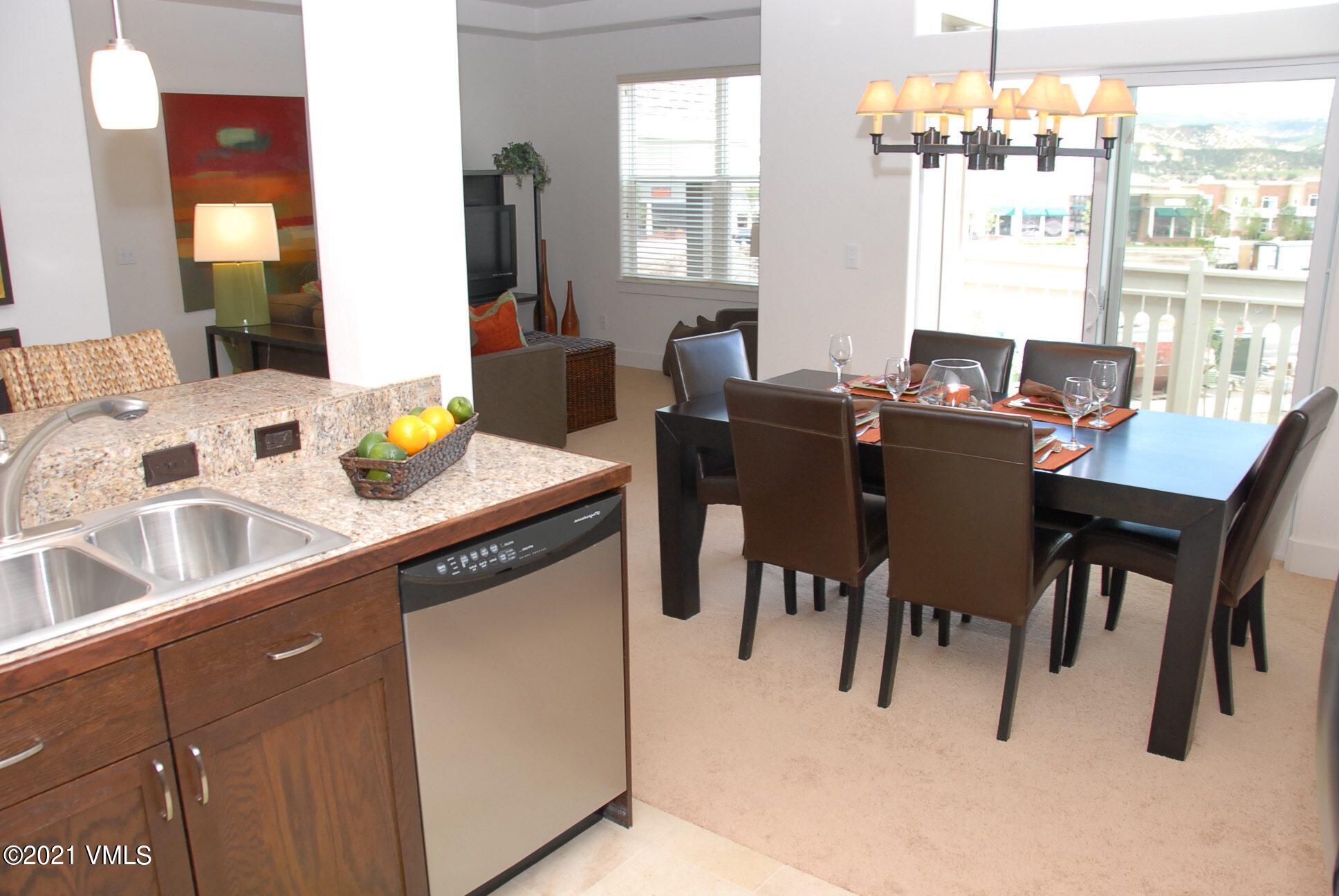 80 Freestone Road, Unit C101 Eagle, CO 81631 - Photo 4 of 14 a dining hall with furniture and window