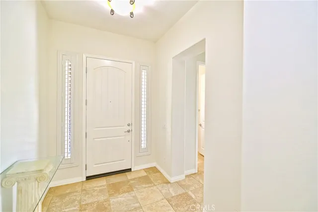 a view of a entryway door