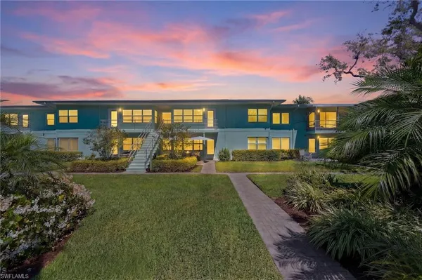 a house view with a garden space