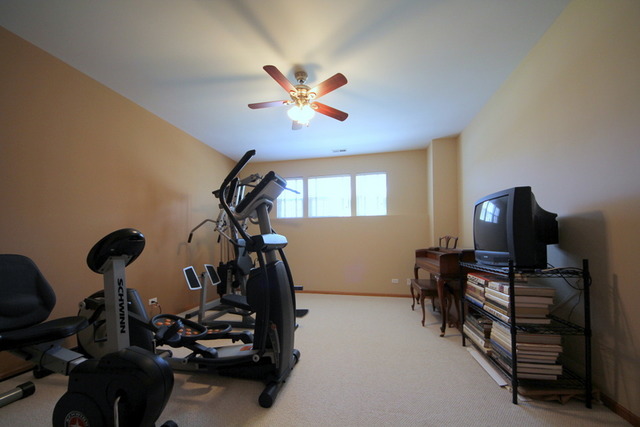 1283 Georgetown Way Vernon Hills, IL 60061 - Photo 24 of 25 a room with gym equipment and windows