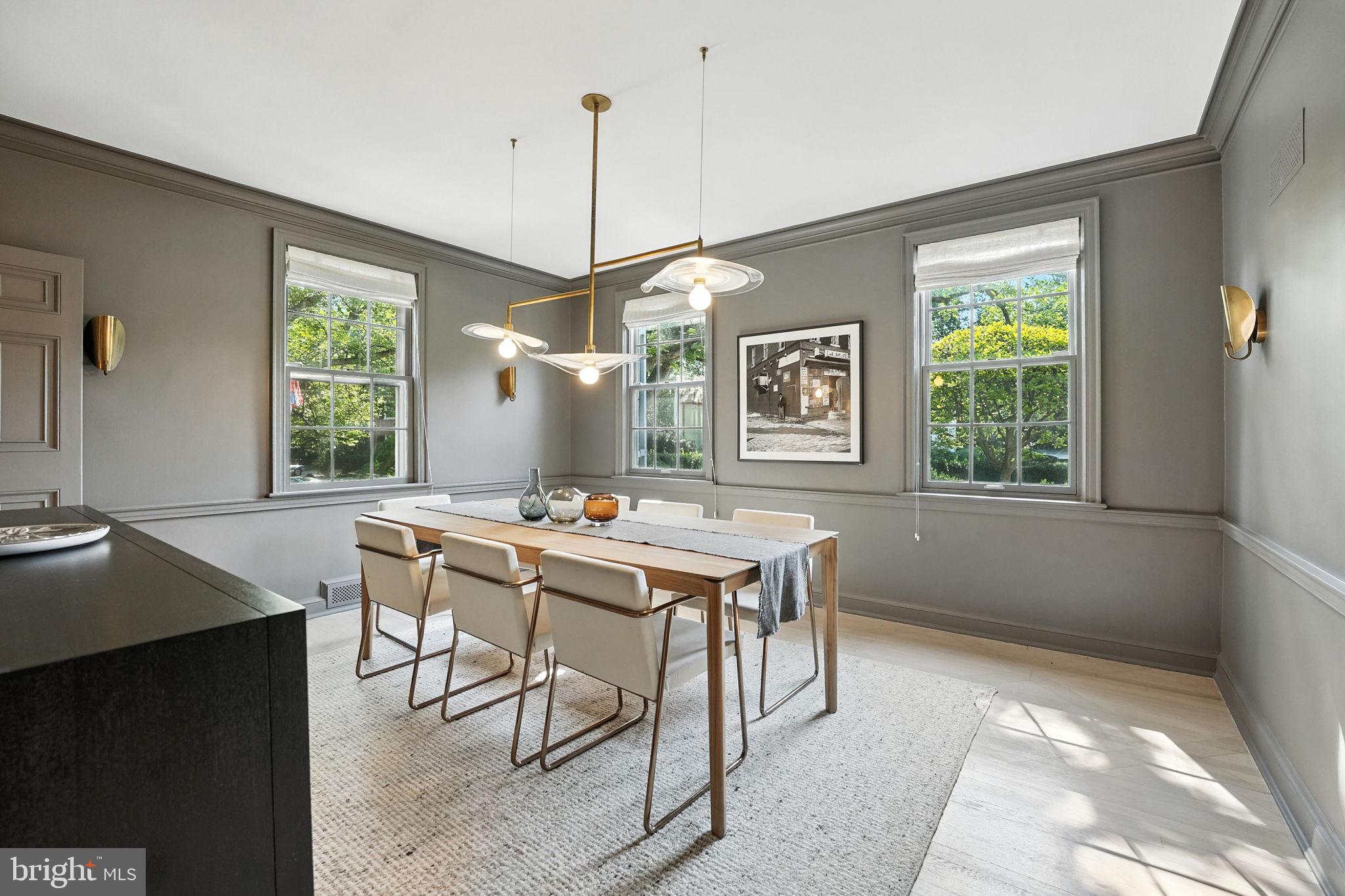 1804 45th Street Northwest Washington, DC 20007 - Photo 11 of 52 a table and chairs in a room
