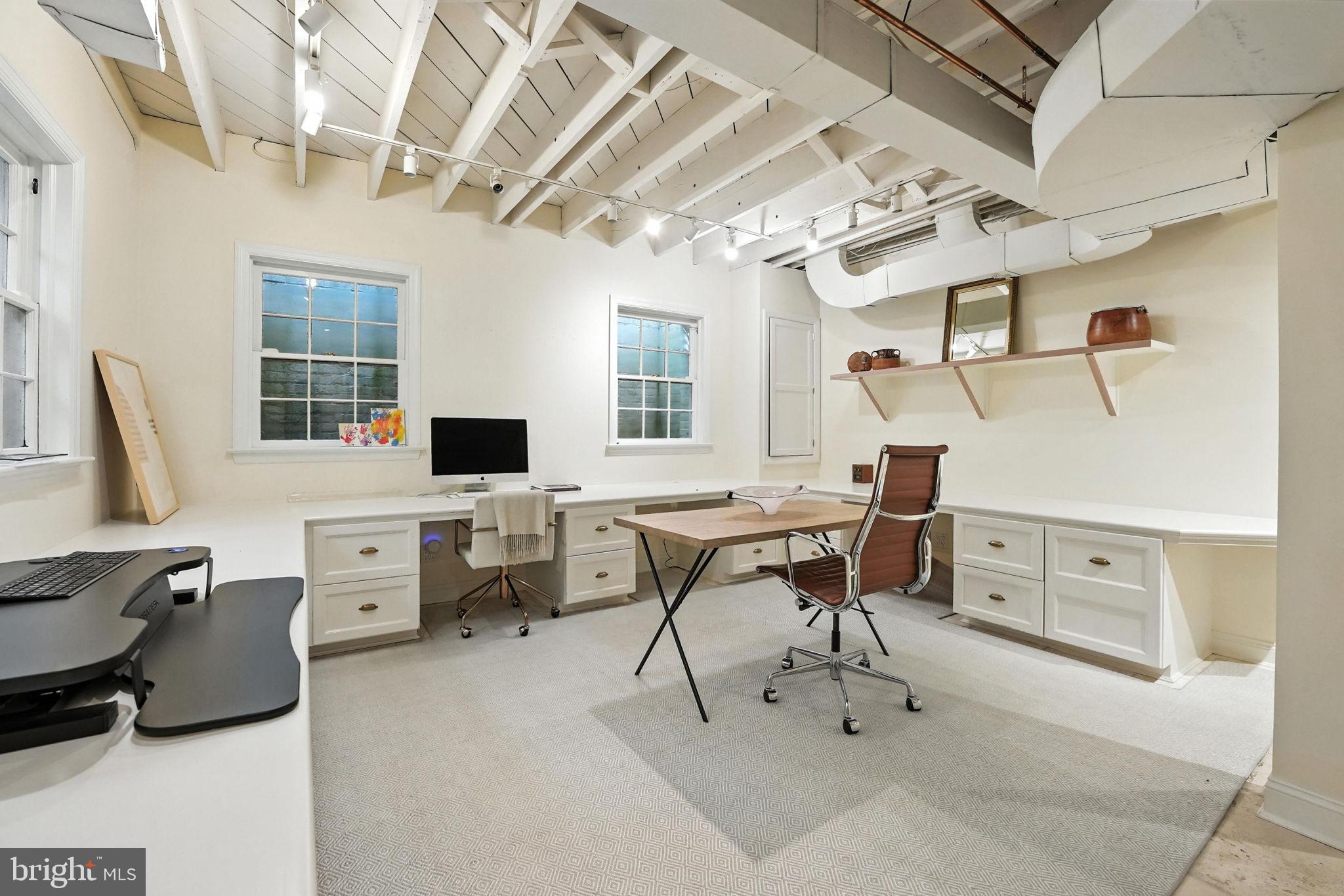 1804 45th Street Northwest Washington, DC 20007 - Photo 46 of 52 a view of a workspace with furniture