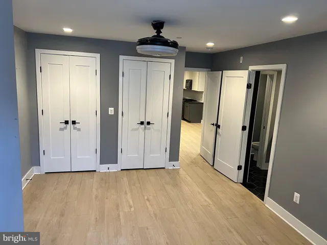 a bathroom with sinks and mirror