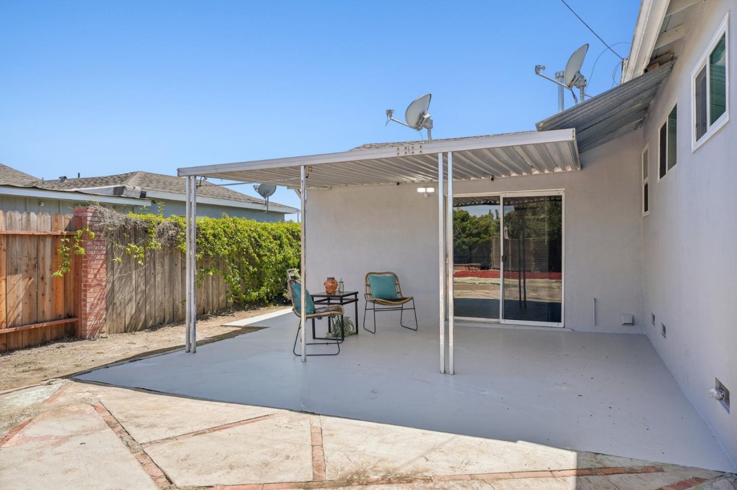 4615 Armour Drive Santa Clara, CA 95054 - Photo 27 of 35 a view of a patio with table and chairs and potted plants