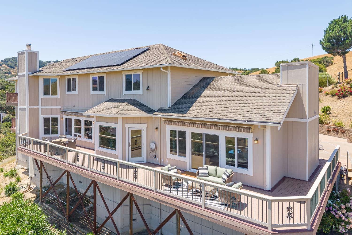 15 Ravine Way Novato, CA 94947 - Photo 4 of 48 back of house aerial photo