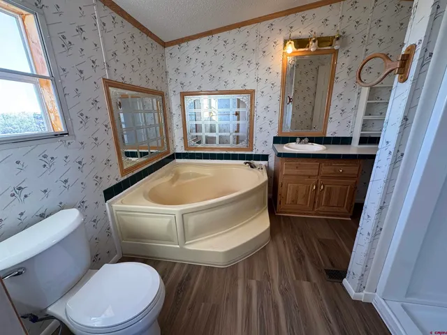 a bathroom with a shower and a sink