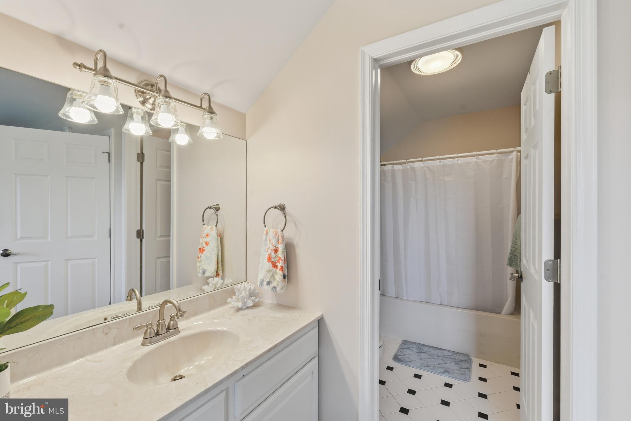 115 Scott Road Warwick, MD 21912 - Photo 24 of 32 a bathroom with a shower sink and a mirror