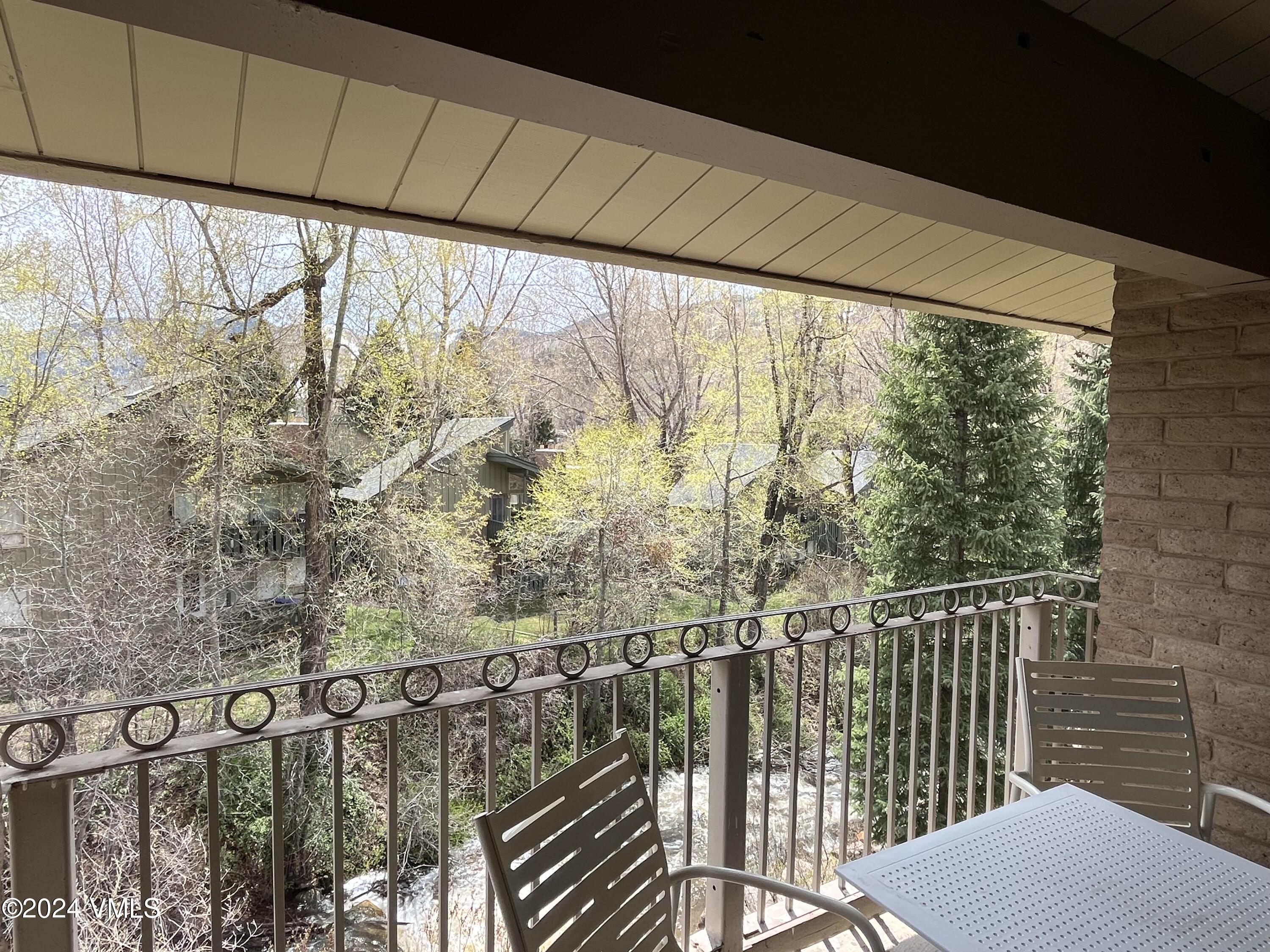 1020 Vail View Drive, Unit 340222 Vail, CO 81657 - Photo 4 of 32 a view of a balcony with an outdoor space