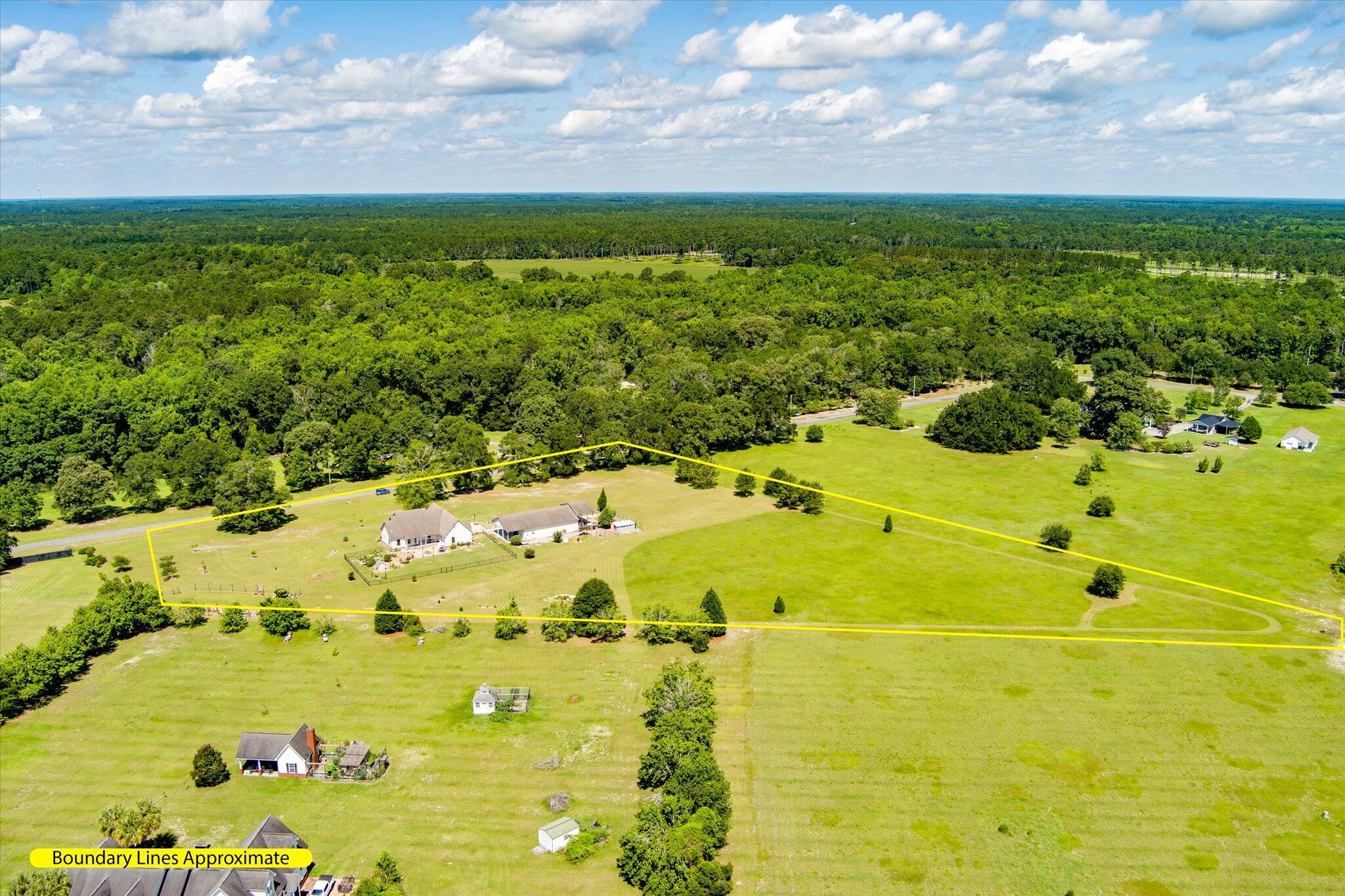1111 Sandy Springs Circle Walterboro, SC 29488 - Photo 54 of 71 Drone View of Acreage