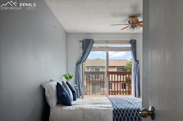 a view of a balcony with an outdoor space