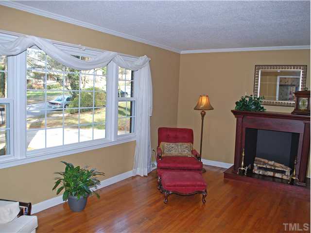 1517 Shadowood Lane Raleigh, NC 27612 - Photo 2 of 12 Formal Living Room w/ Gleaming Hardwood Floor!