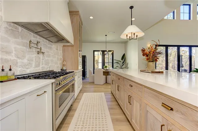 a bedroom with a bed and a book shelf