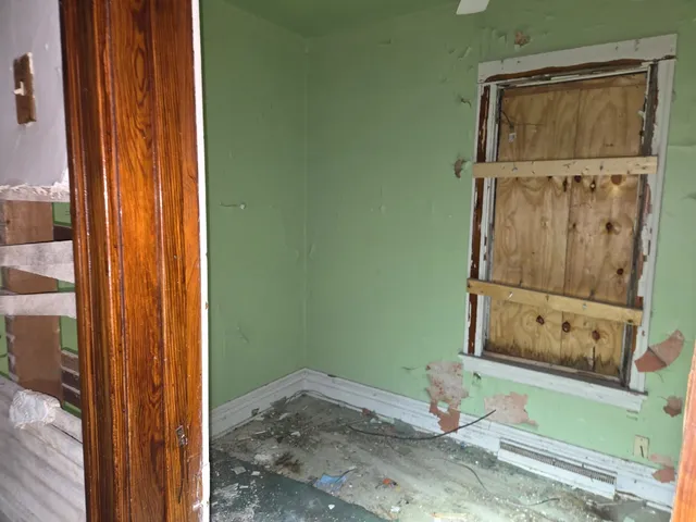 a view of front door