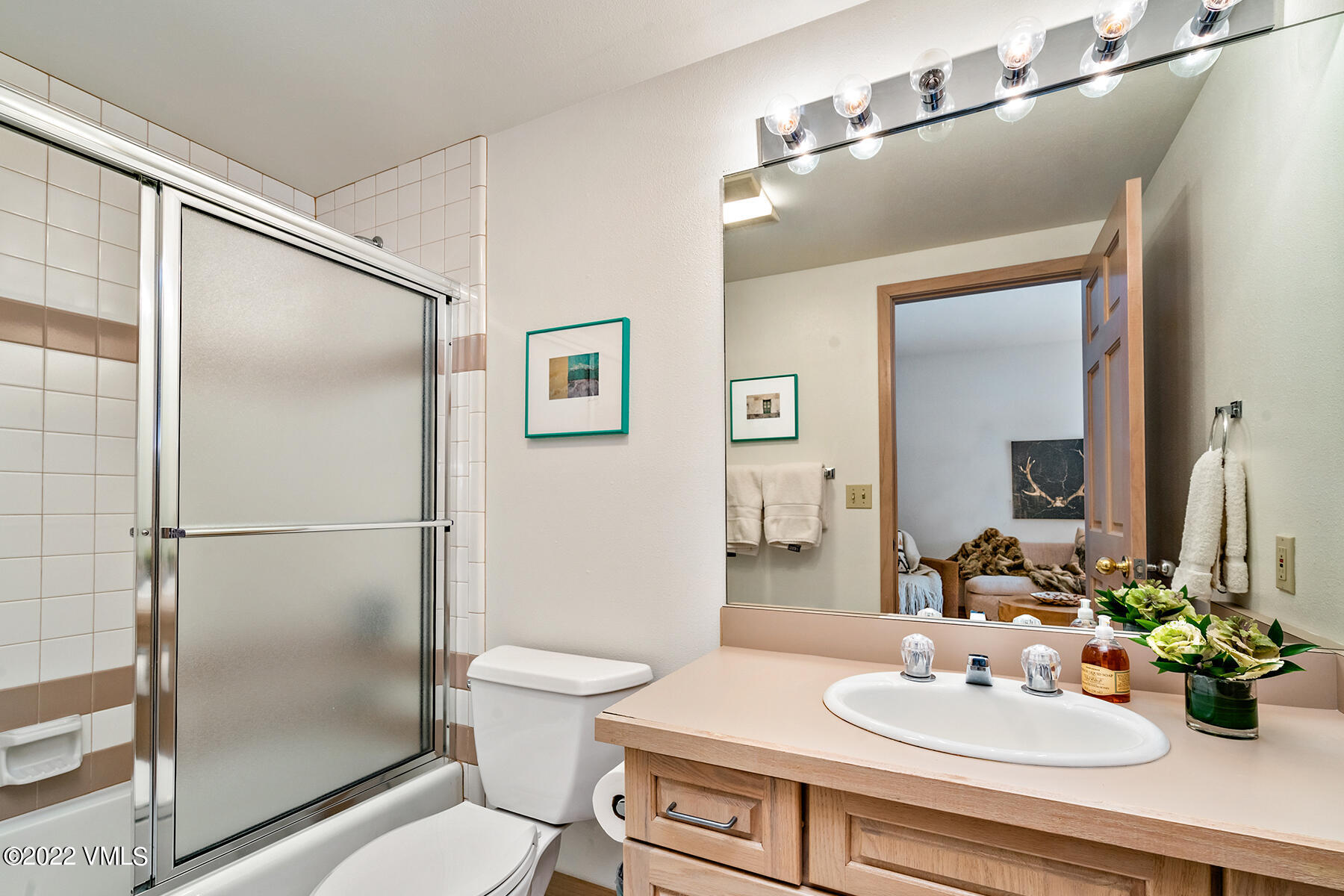 3984 Big Horn Road, Unit A Vail, CO 81657 - Photo 26 of 50 a bathroom with a sink toilet and shower