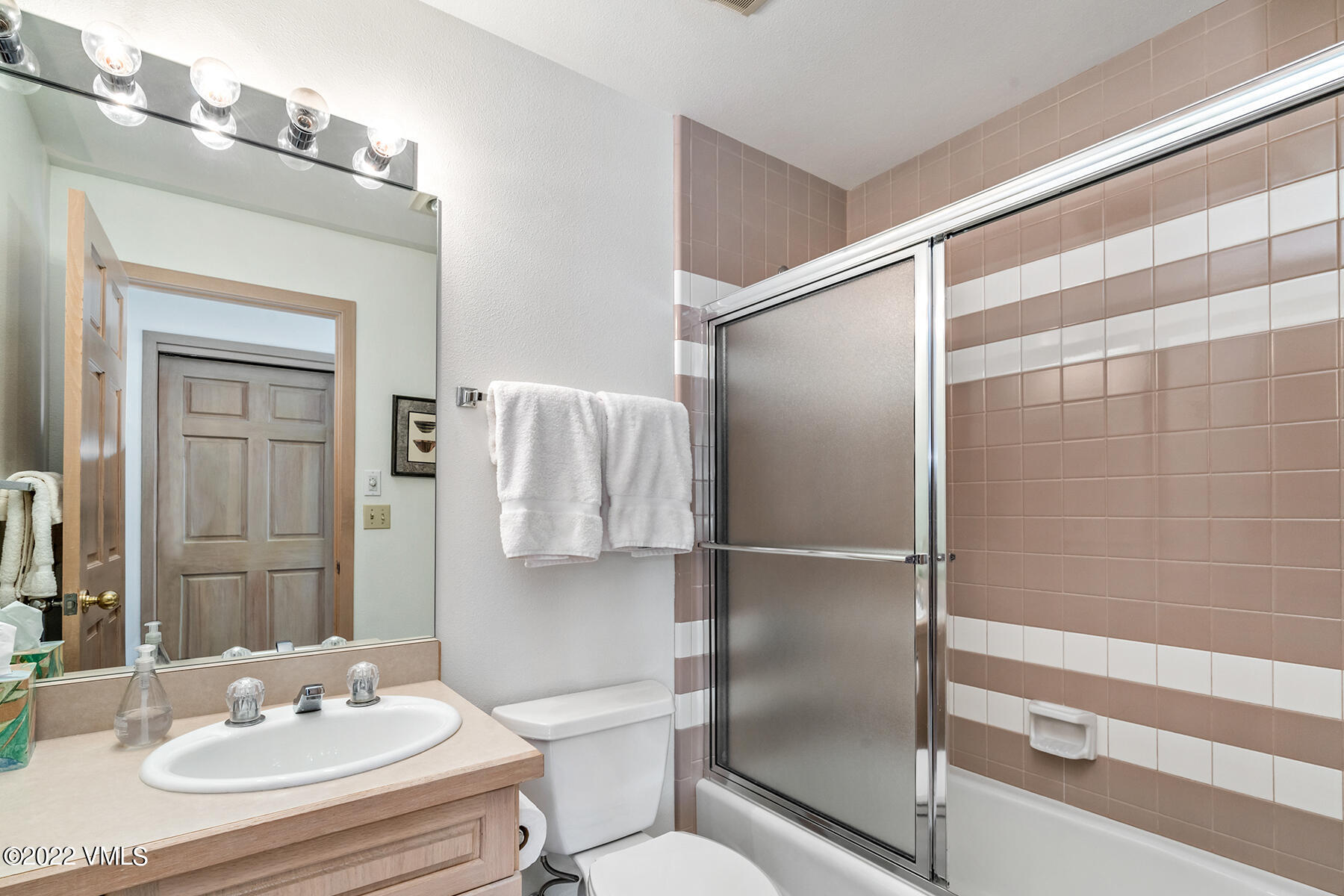 3984 Big Horn Road, Unit A Vail, CO 81657 - Photo 36 of 50 a bathroom with a sink toilet and shower