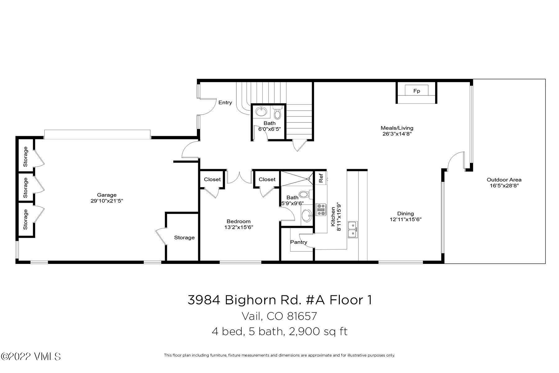 3984 Big Horn Road, Unit A Vail, CO 81657 - Photo 48 of 50 a black and white photo of a refrigerator