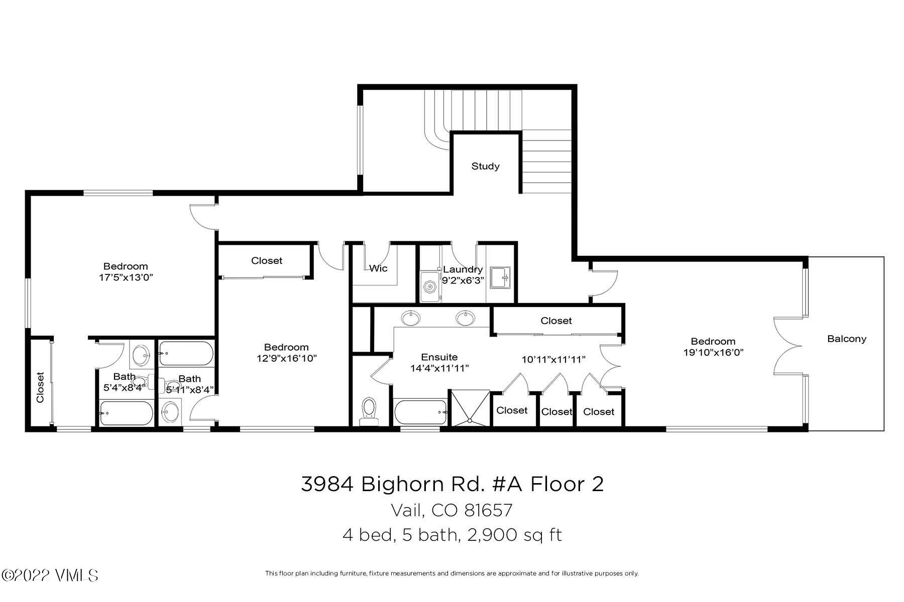 3984 Big Horn Road, Unit A Vail, CO 81657 - Photo 49 of 50 a picture of a floor plan