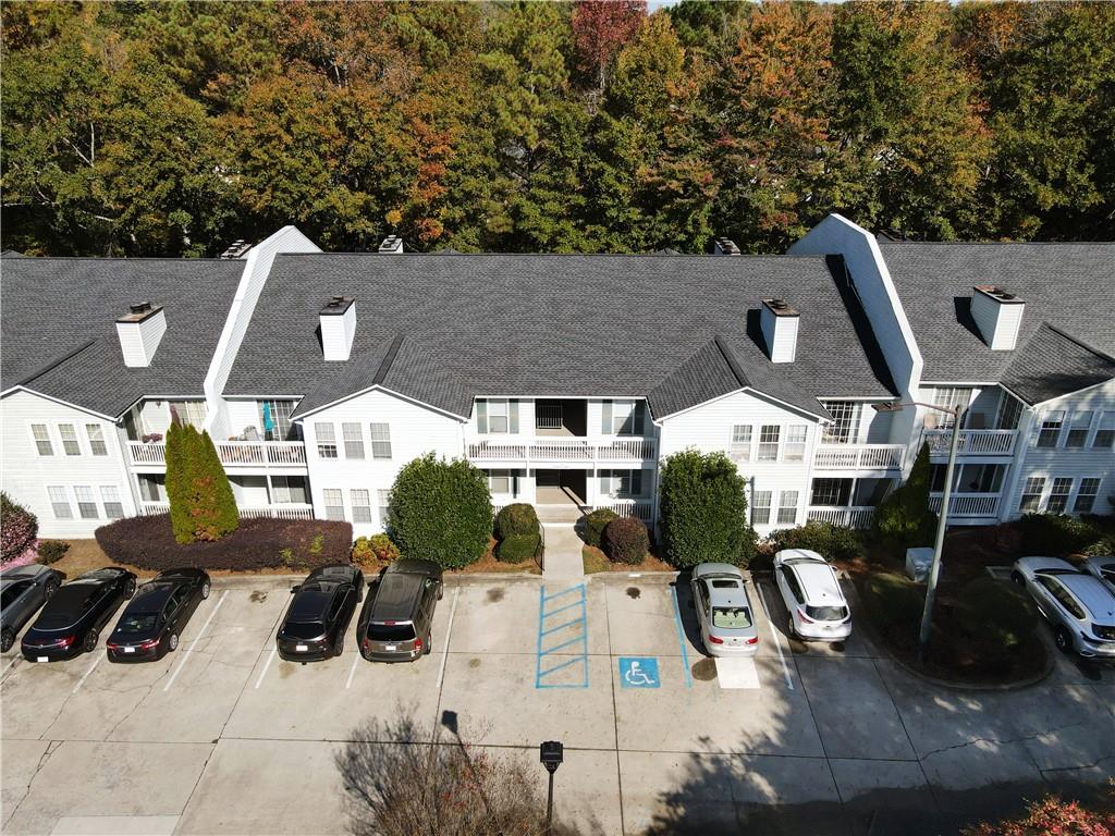 2062 Brian Way Decatur, GA 30033 - Photo 1 of 1 an aerial view of a yard with table and chairs