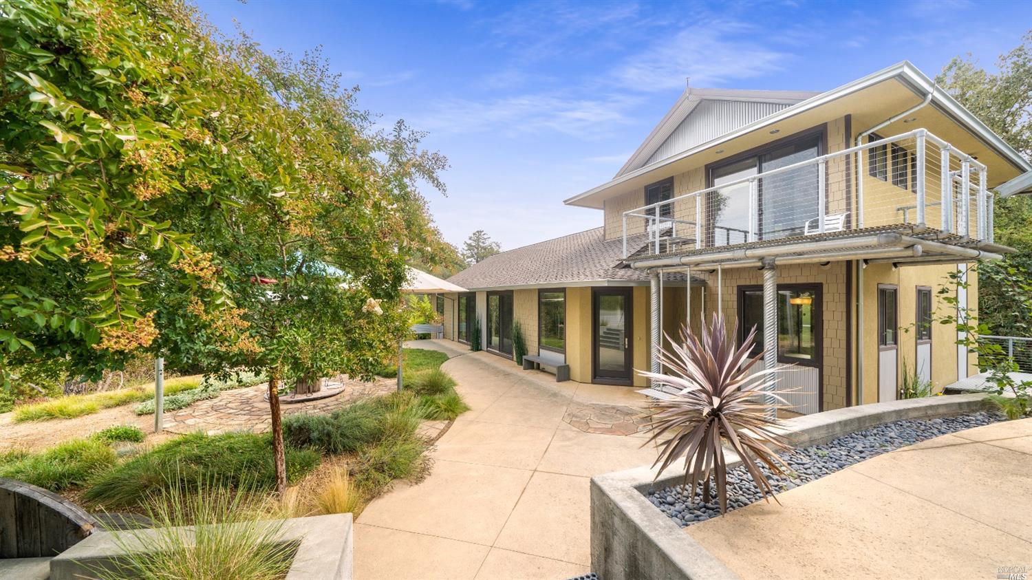 1445 Timberhill Road Santa Rosa, CA 95401 - Photo 1 of 1 Welcome to 1445 Timberhill Road. A truly unique expression of architecture, engineering and quality construction sitting on 1 full acre