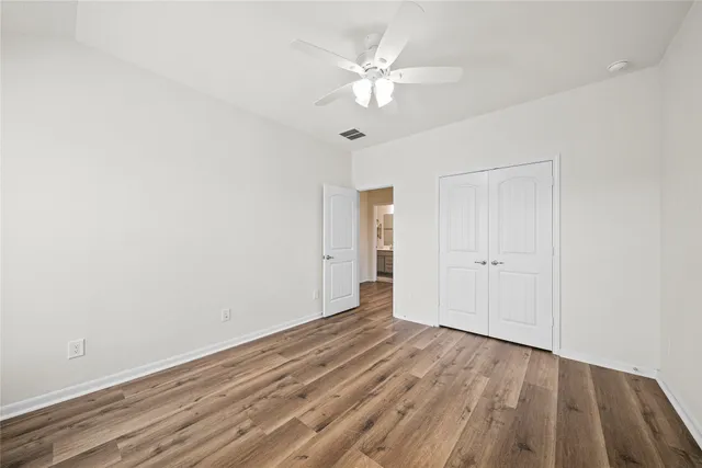 wooden floor in an empty room