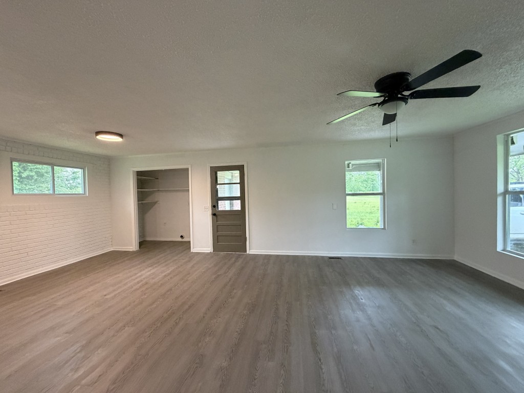 920 Damron Loop Counce, TN 38326 - Photo 4 of 14 an empty room with windows and a ceiling fan
