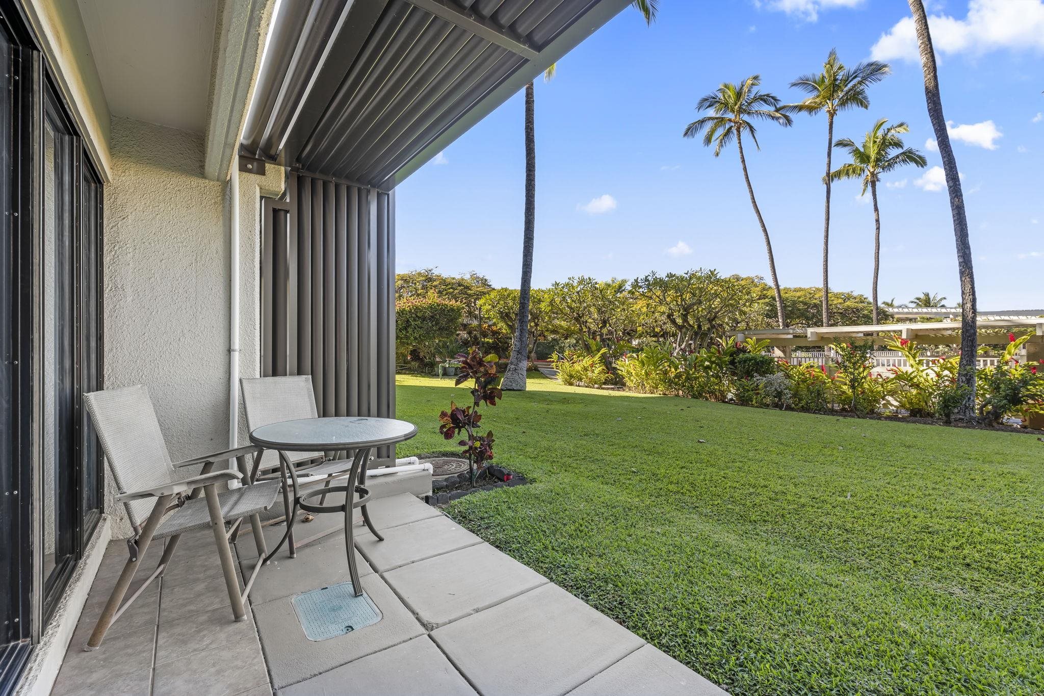 2531 South Kihei Road, Unit DG10 Kihei, HI 96753 - Photo 18 of 31 a view of backyard with outdoor seating