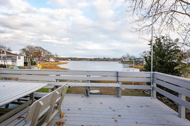 a view of outdoor space with seating