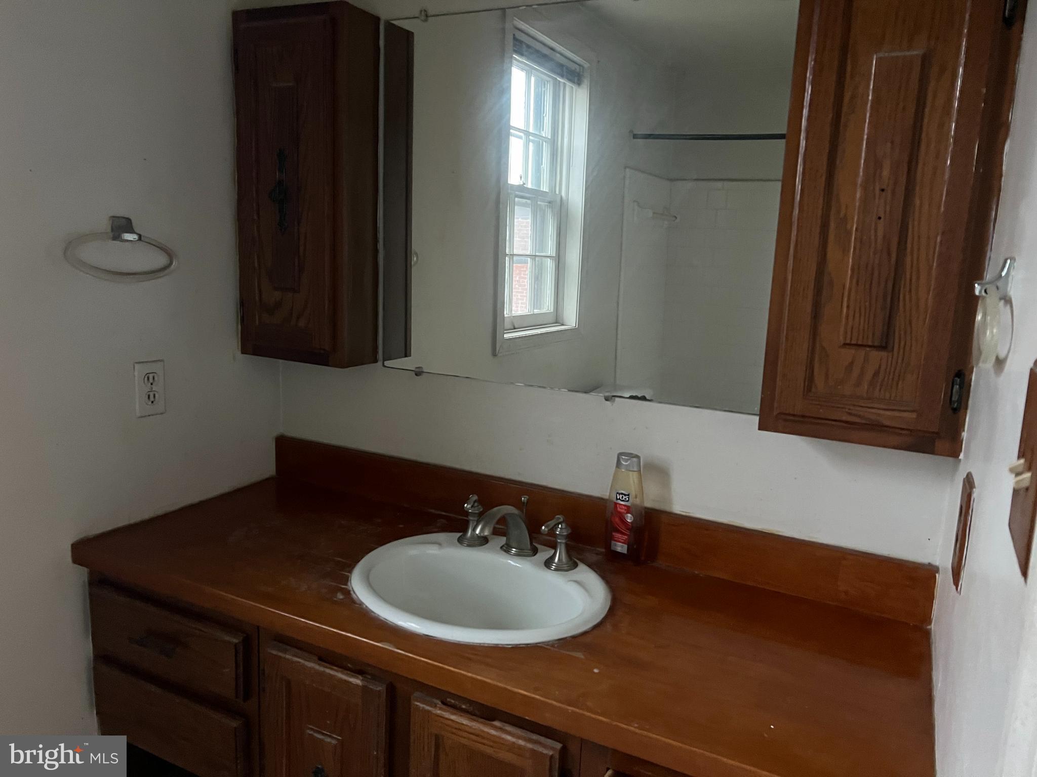 422 11th Street Southeast Washington, DC 20003 - Photo 19 of 24 a bathroom with a sink and a mirror