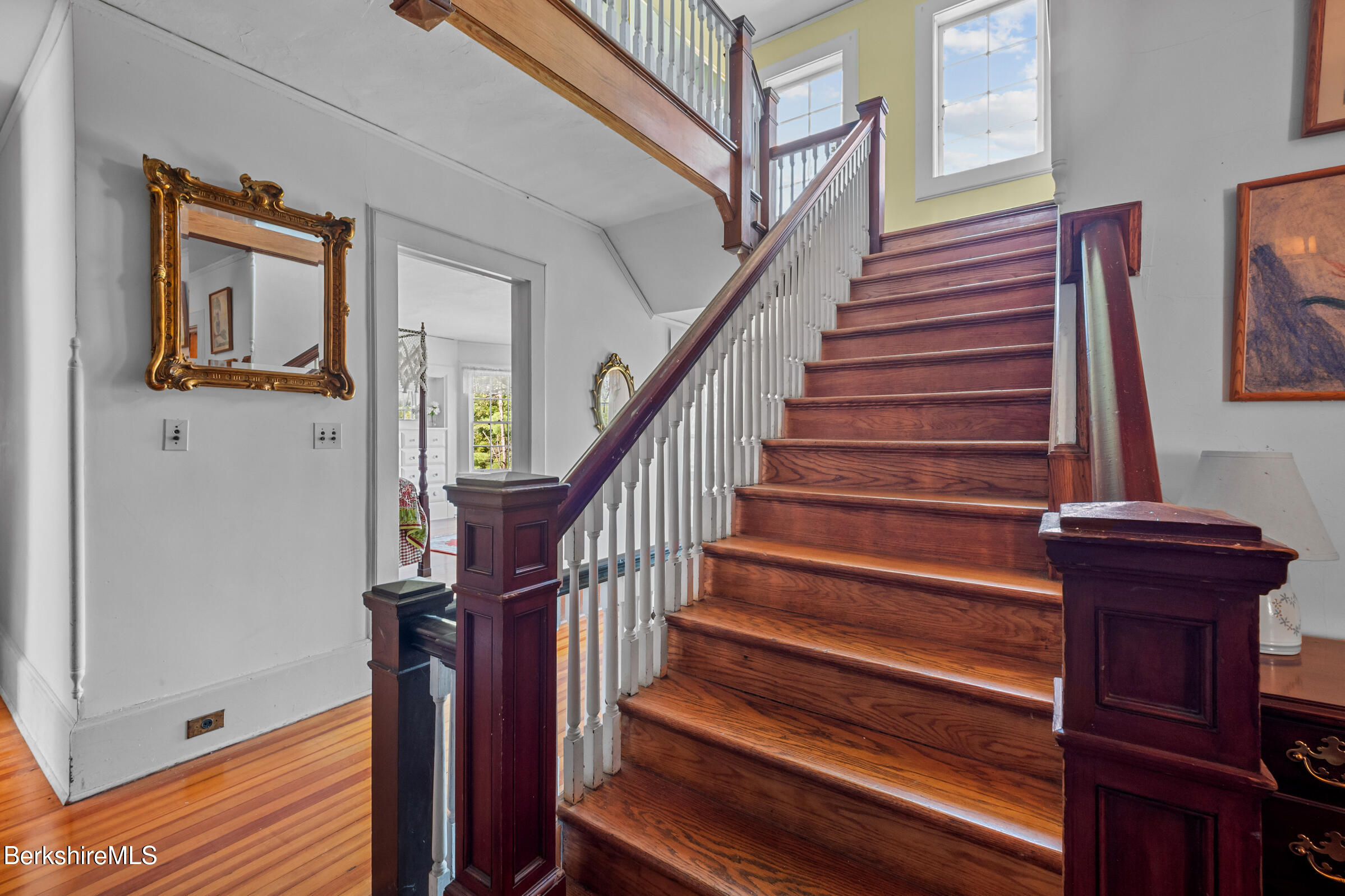 535 Main Road Monterey, MA 01245 - Photo 33 of 45 a view of entryway and hall with wooden floor