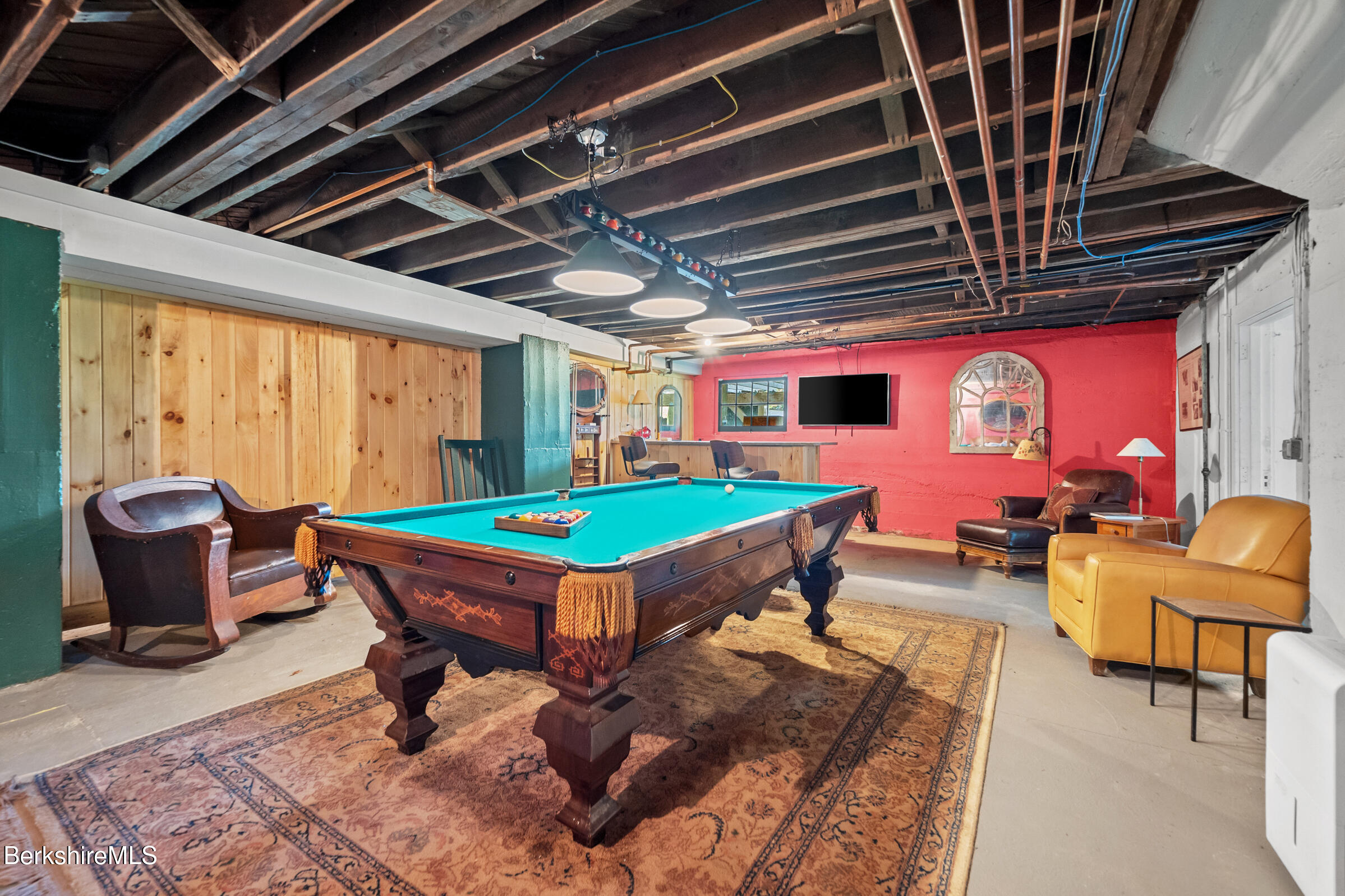 535 Main Road Monterey, MA 01245 - Photo 39 of 45 a room with furniture pool table table and chairs