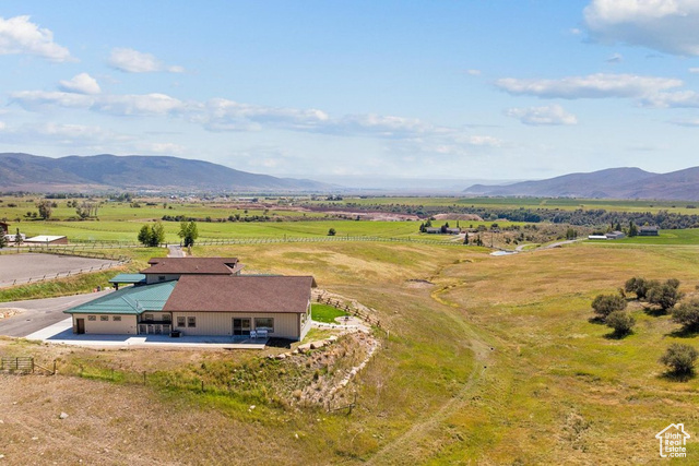 6117 North Rocky Ridge Road Peoa, UT 84061 - Photo 77 of 83 Aerial view featuring a mountain view and a rural view