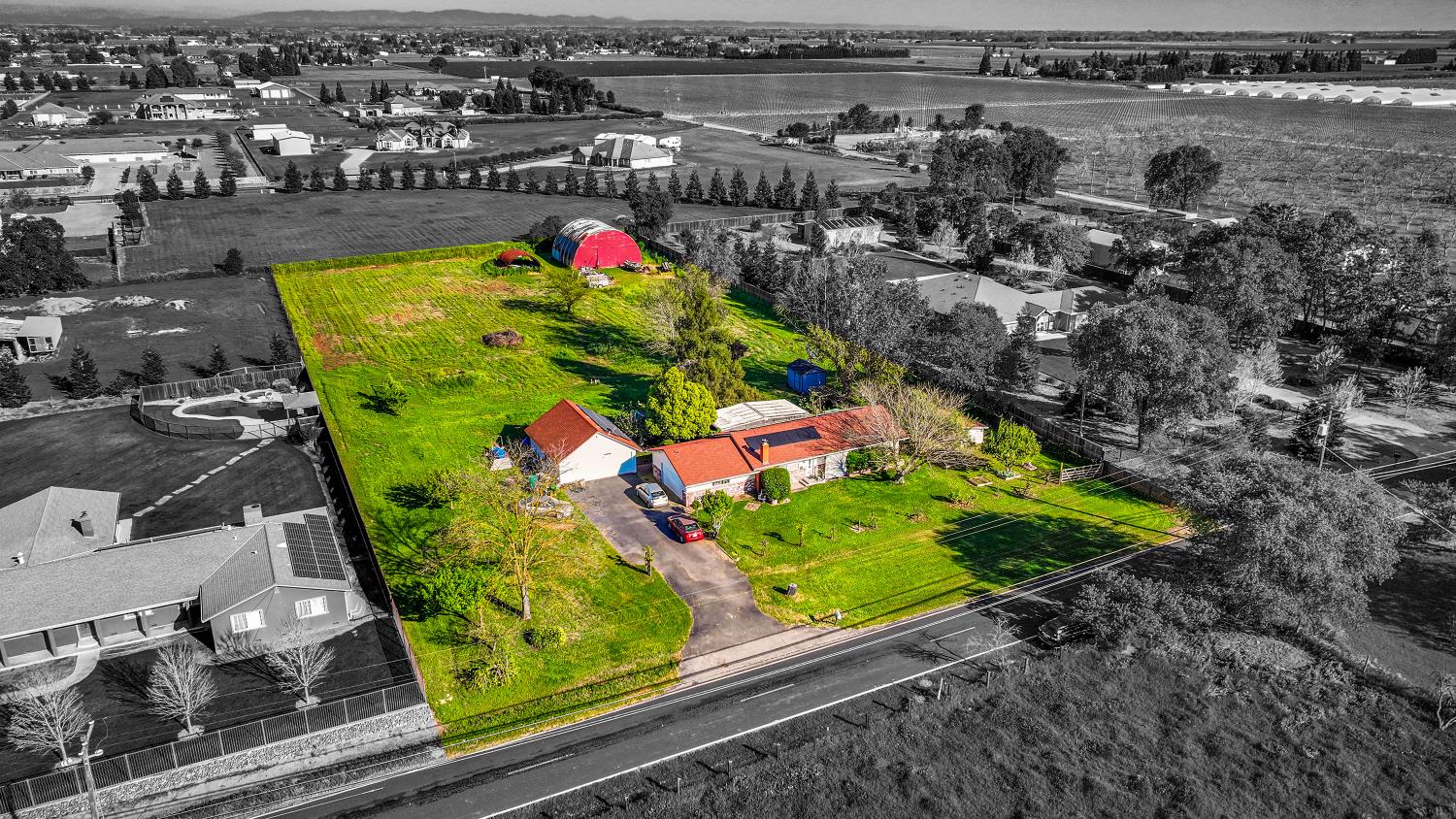 23404 Bruella Road Acampo, CA 95220 - Photo 19 of 69 a view of a swimming pool with a yard