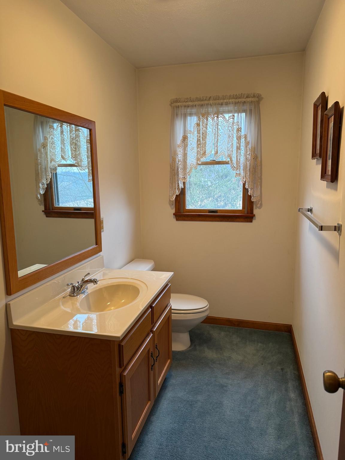 992 Silver Lane Berkeley Springs, WV 25411 - Photo 23 of 44 a bathroom with a sink and a mirror