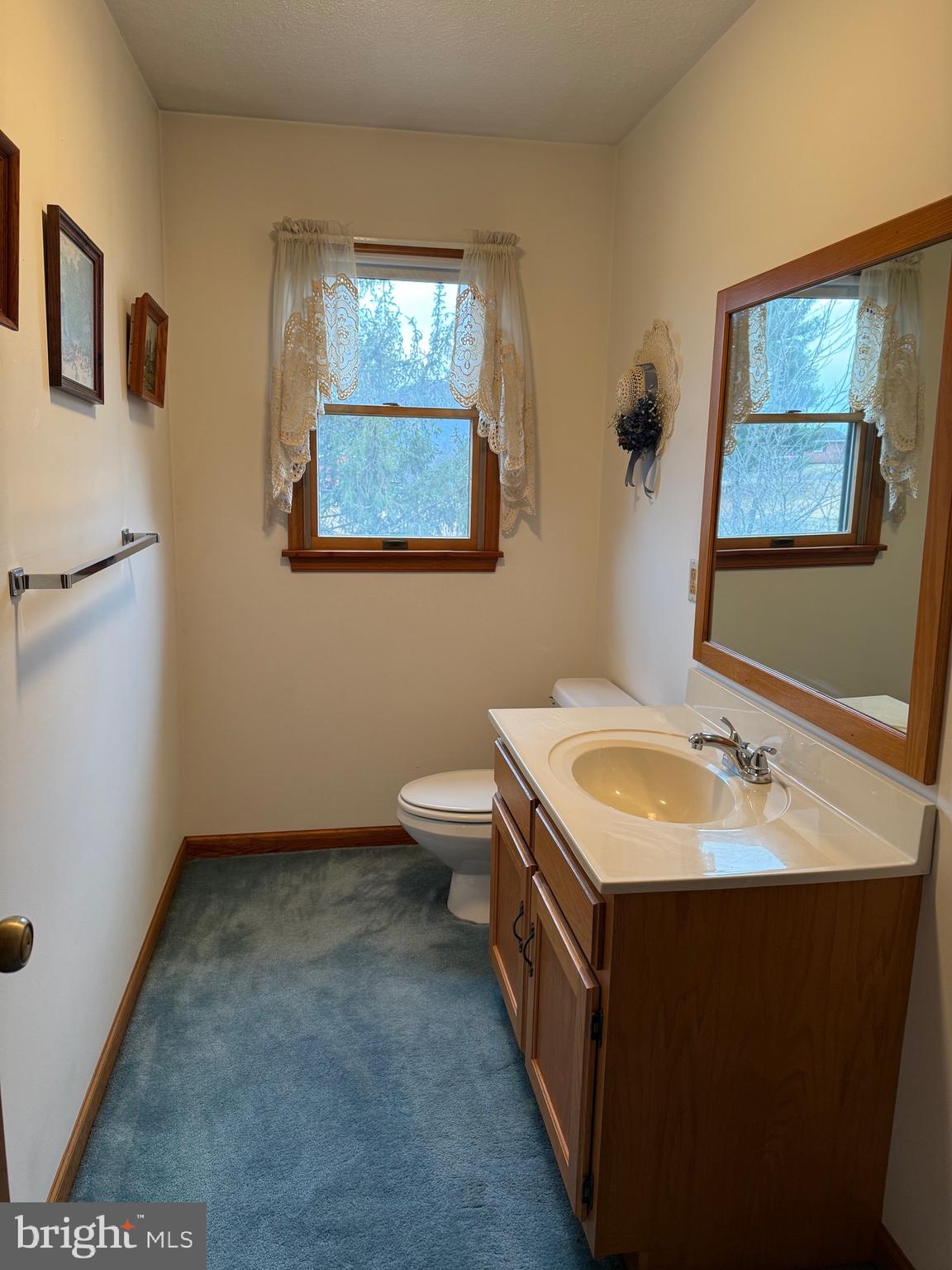 992 Silver Lane Berkeley Springs, WV 25411 - Photo 24 of 44 a bathroom with a toilet sink and mirror
