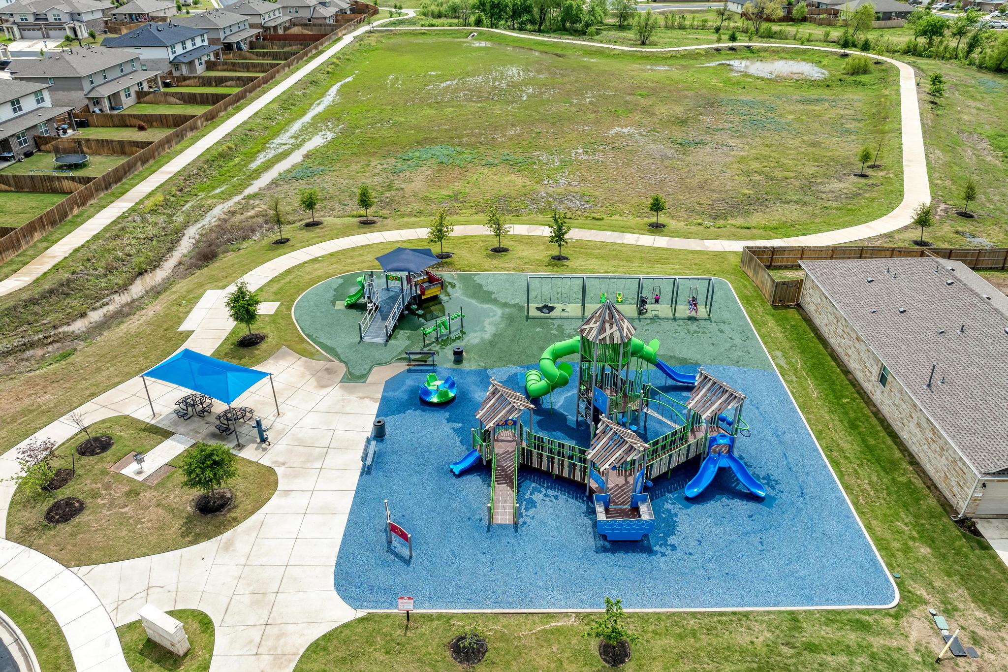 208 Abby Road Georgetown, TX 78626 - Photo 38 of 40 swimming pool view with a garden view