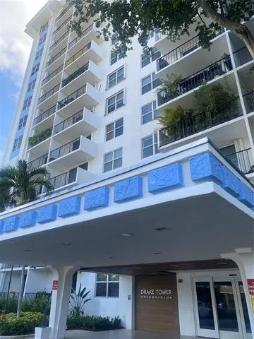 a front view of a building