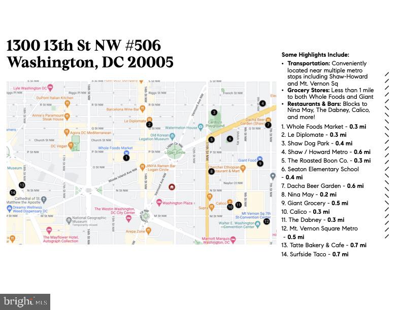 1300 13th Street Northwest, Unit 506 Washington, DC 20005 - Photo 29 of 35
