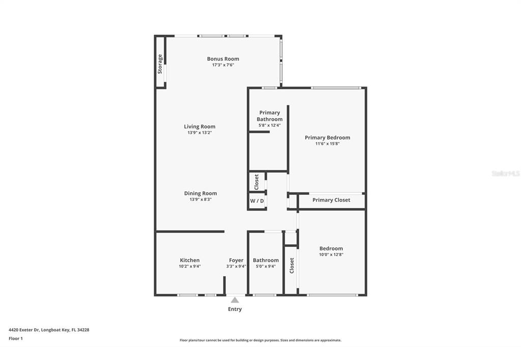 4420 Exeter Drive, Unit 307 Longboat Key, FL 34228 - Photo 37 of 37 a picture of a floor plan