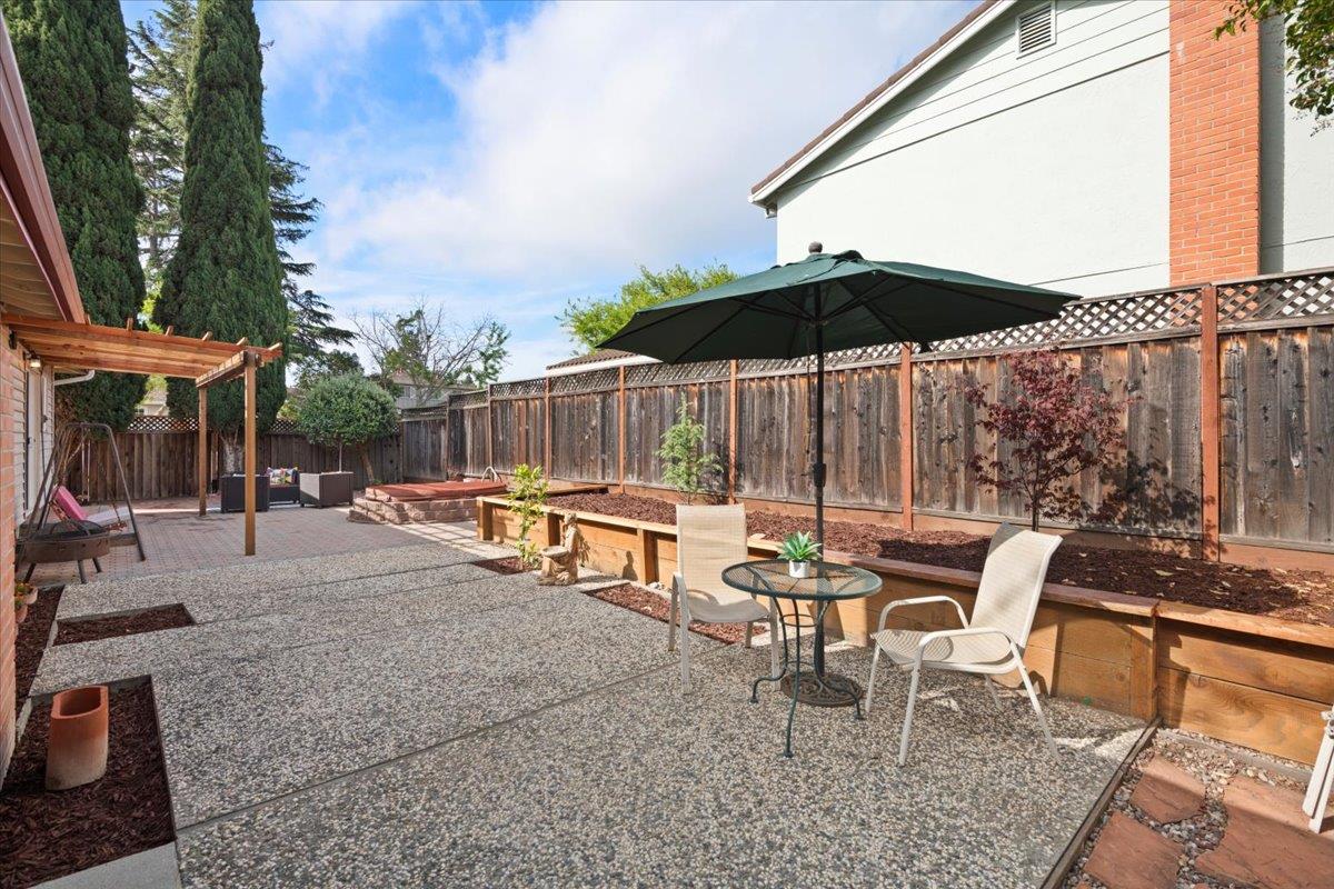 663 Smoke Tree Way Sunnyvale, CA 94086 - Photo 24 of 29 a view of outdoor space yard deck patio and outdoor kitchen
