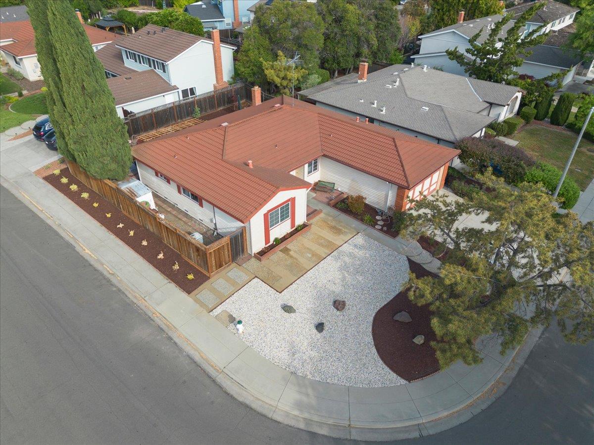 663 Smoke Tree Way Sunnyvale, CA 94086 - Photo 5 of 29 an aerial view of a house
